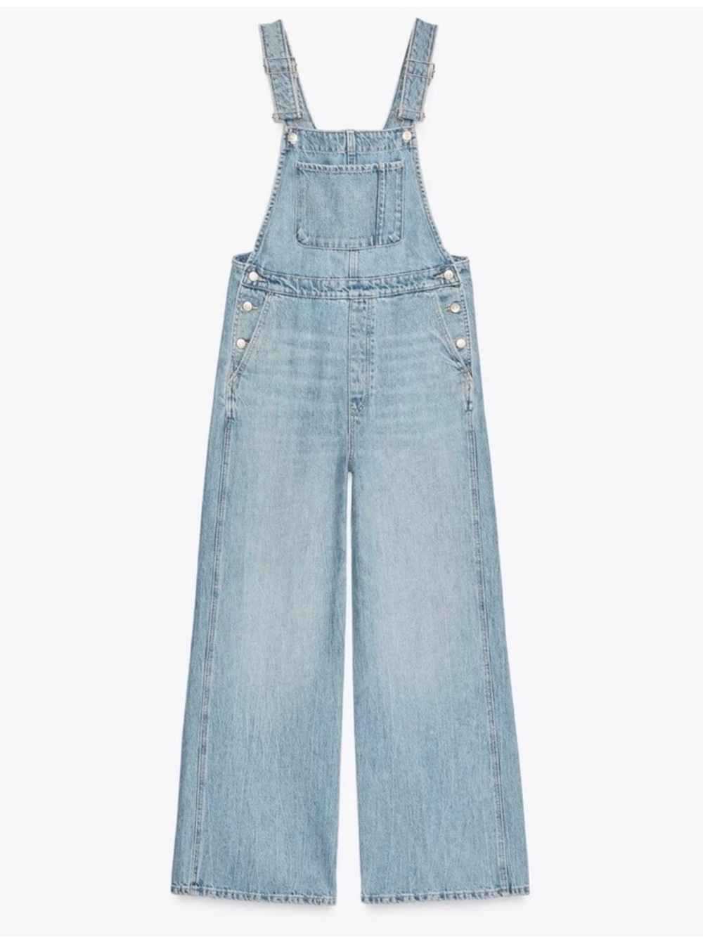 Zara TRF Denim Overalls